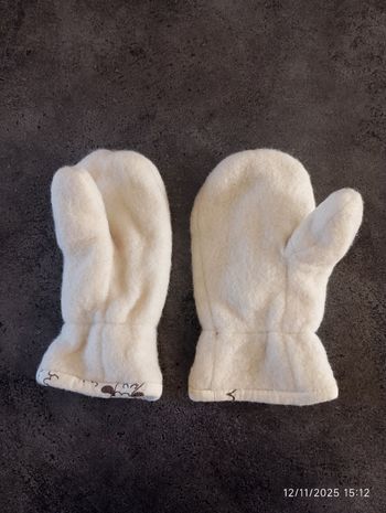 Moufles en mérinos pour la Laponie 5 ans