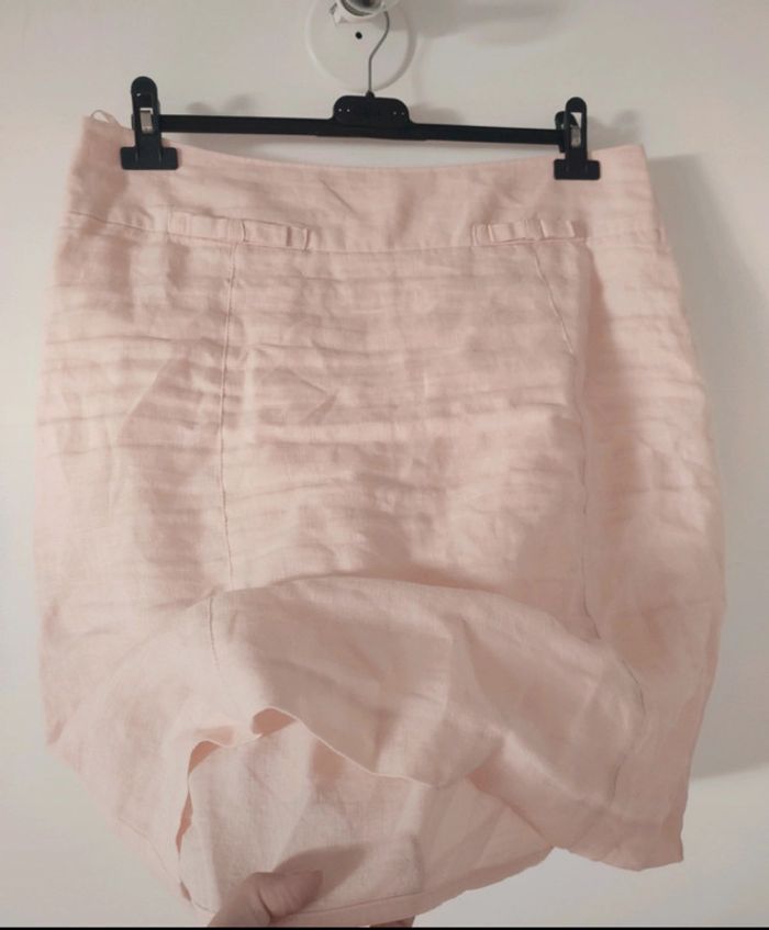 Jupe droite Jacqueline Riu rose saumon - photo numéro 8