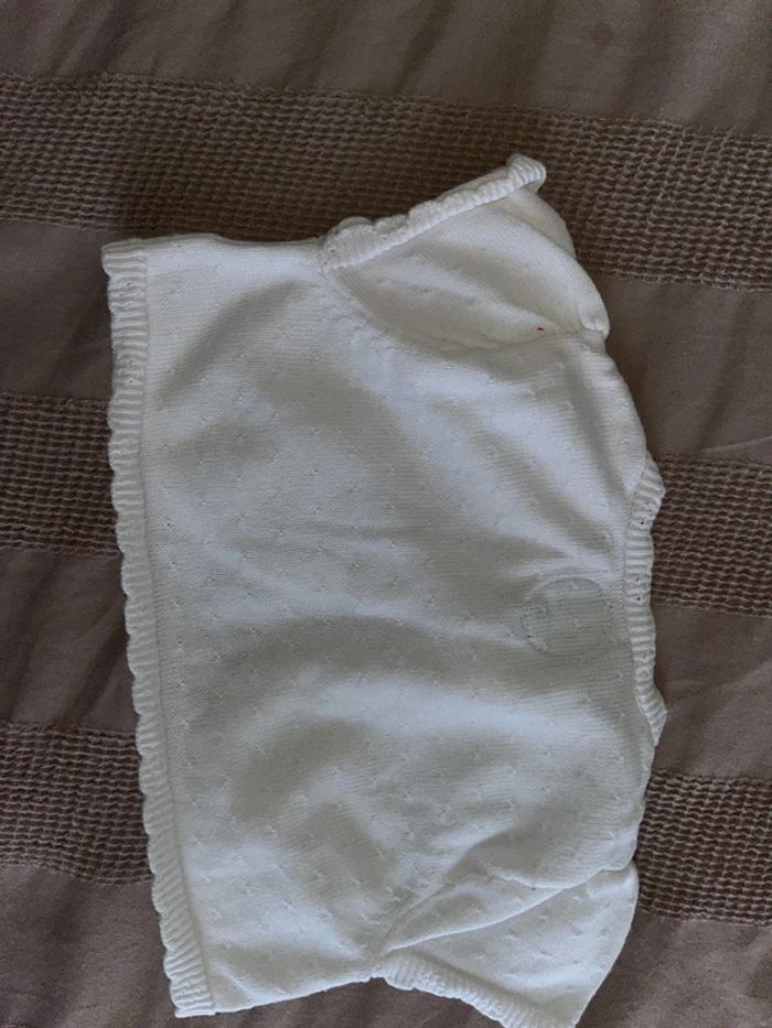 Boléro Blanc Sergent Major 6 mois 68cm - photo numéro 4