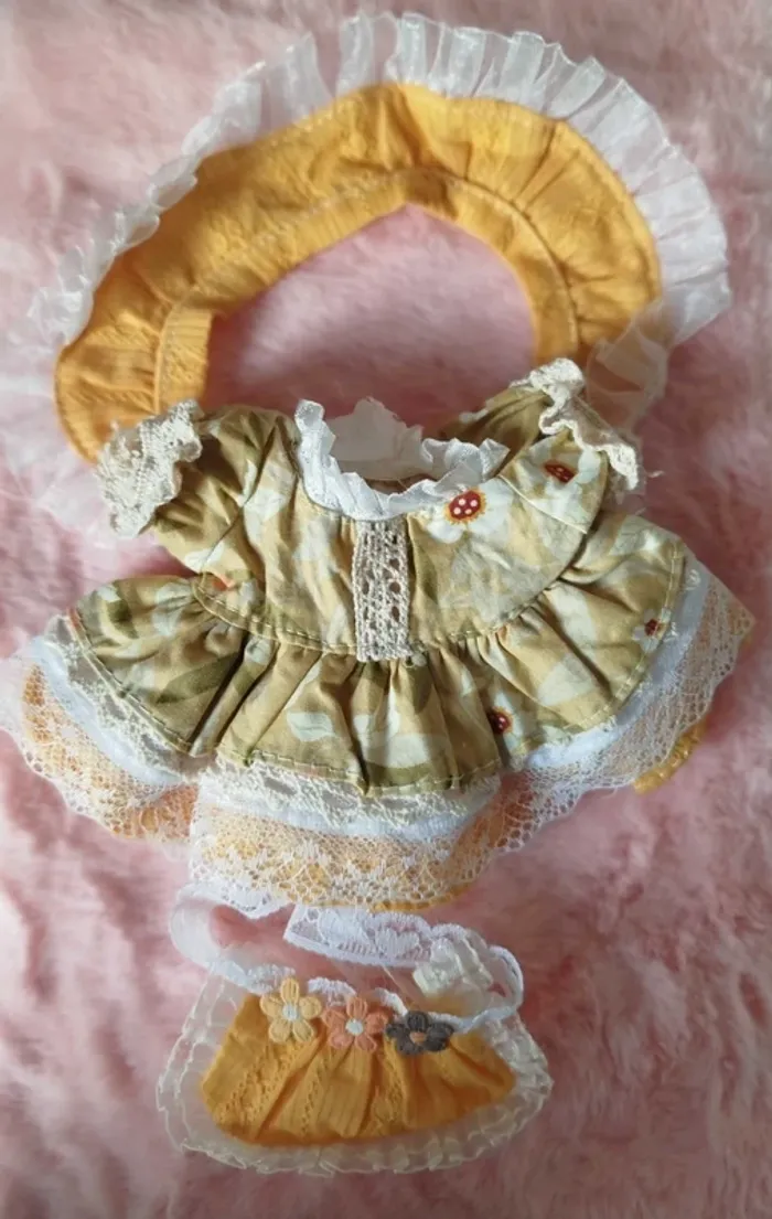 Vêtements pour cotton doll, plush doll , idol ( daidaiiro hana ) - photo numéro 2