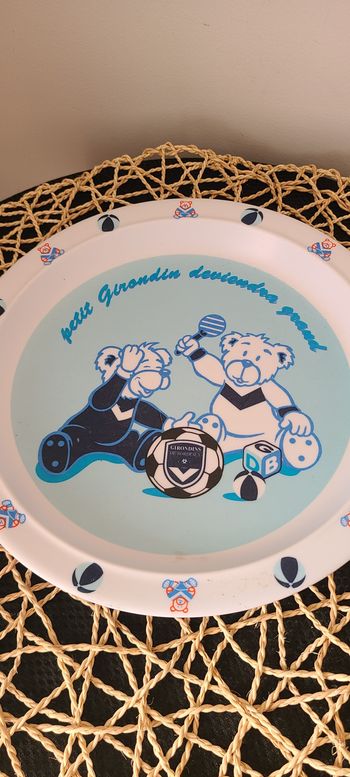 assiette enfant ours