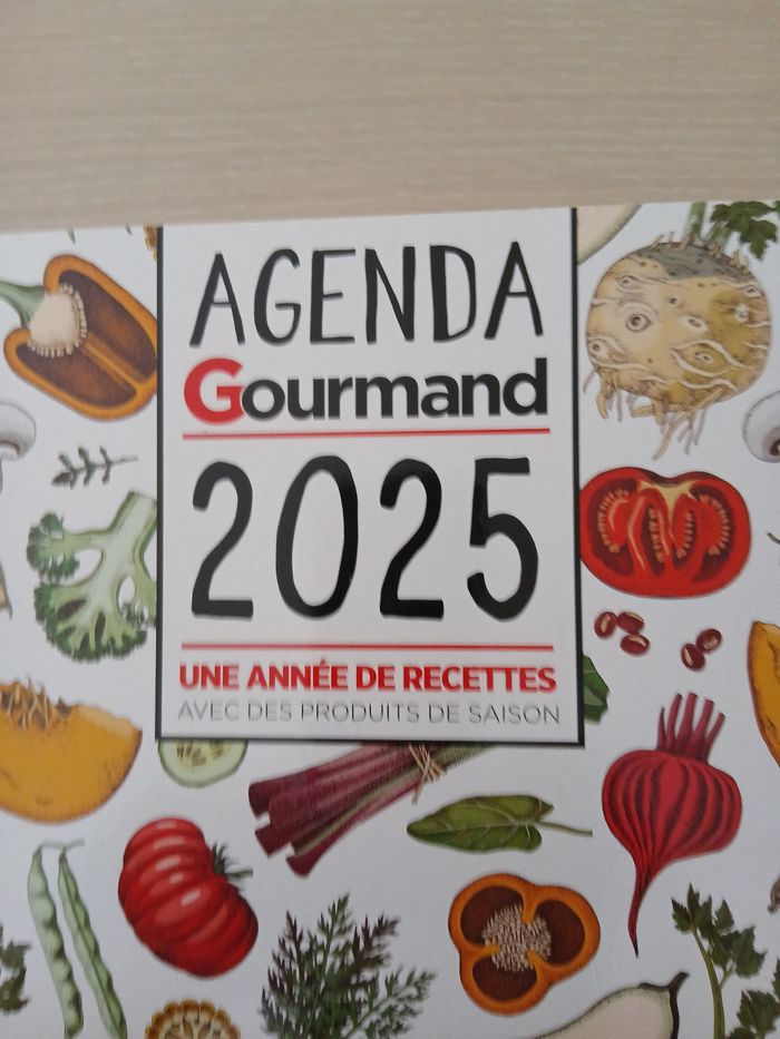 Agenda gourmand 2025 recette des produits de saison