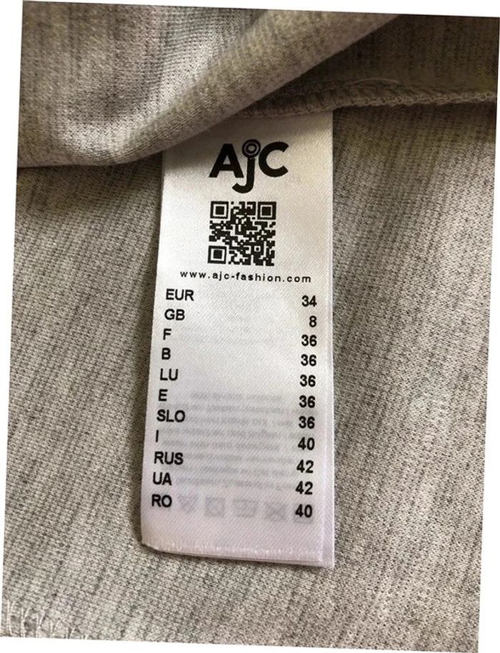 Blazer gris et rose fluo neuf AJC taille 36 - photo numéro 20