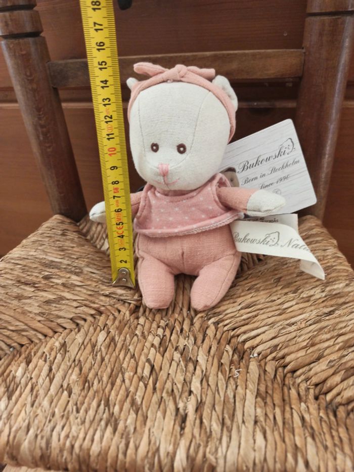 Peluche Bukowski ours Lin neuf - photo numéro 4