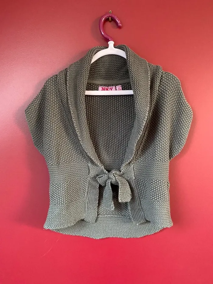 Gilet manche courte fille 4 ans nky