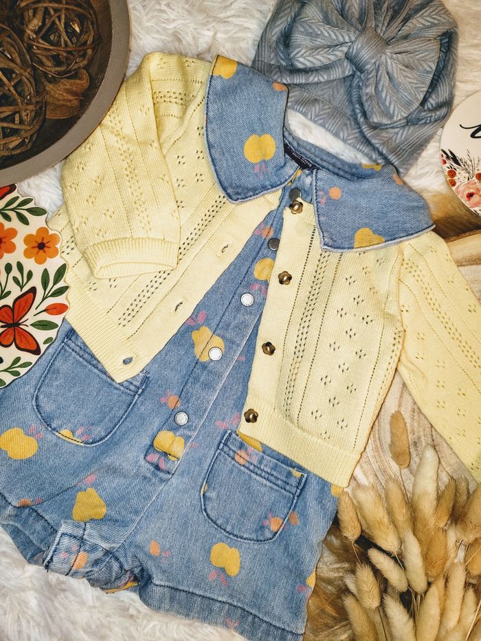 Ensemble 3 pièces sergent major fille 3 mois 🎀 - photo numéro 2