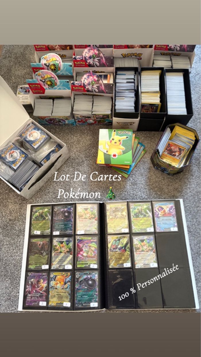 Lots De Cartes Pokémon Personnalisables Idéal Noël / Anniversaire
