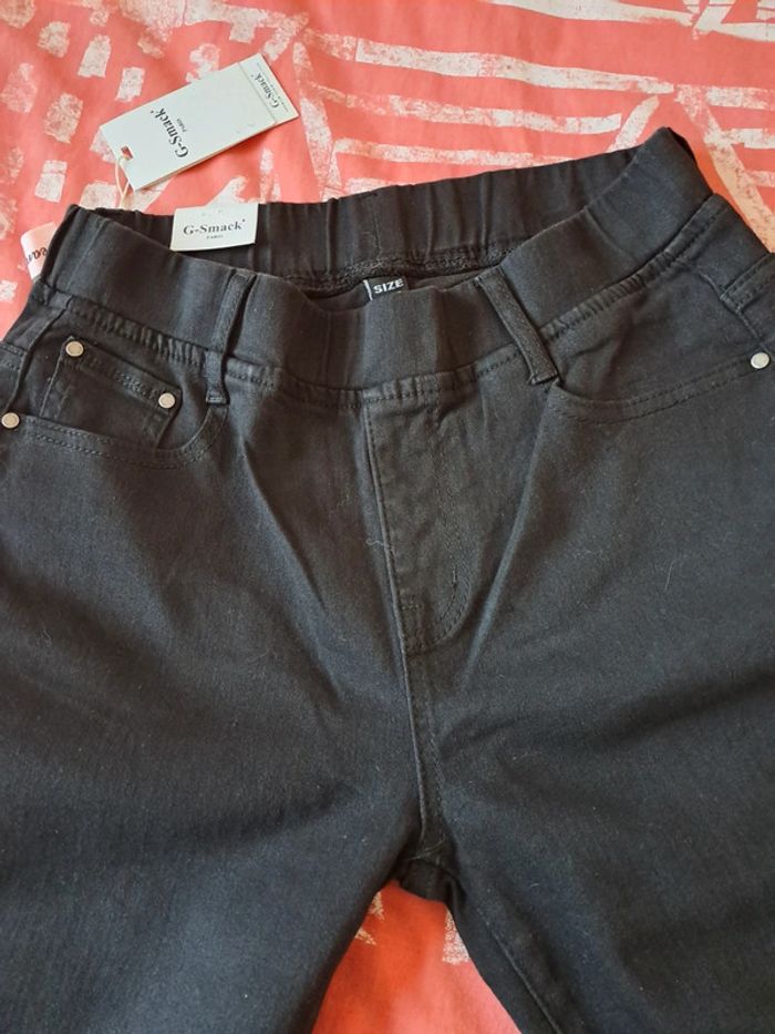 Jean taille élastique