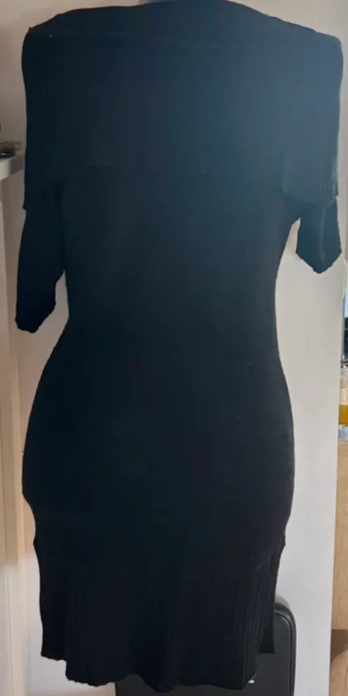 Robe pull noir bronzini taille 38 - photo numéro 2