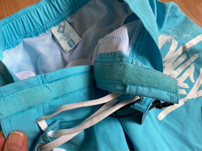 Beau short de bain/boardshort bleu turquoise T. 8 ans garçon neuf avec étiquette - photo numéro 6
