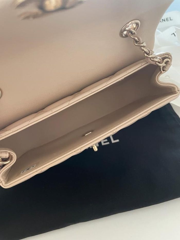 Petit sac à rabat Chanel Fullset Beige 2025 - photo numéro 4