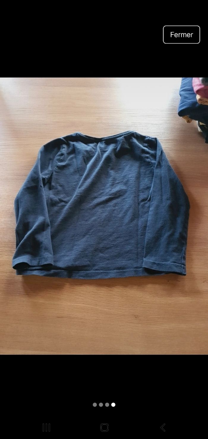 T-shirt manches longues 5ans-110cm - photo numéro 4