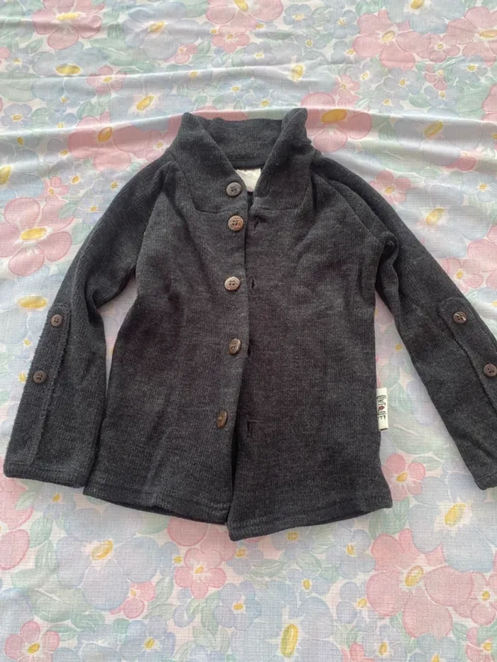 Gilet cardigan  à cols manymonths M/L