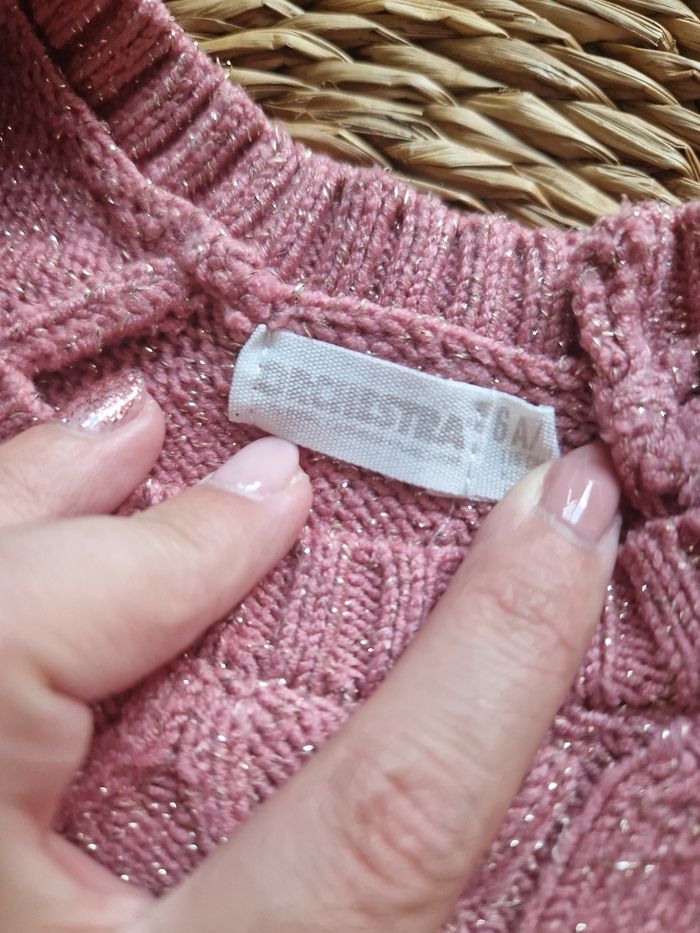 Pull chaud vieux rose - photo numéro 3