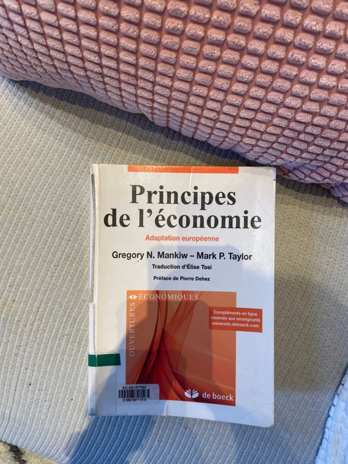 Livre Principes de l’économie - Mankiw & Taylor