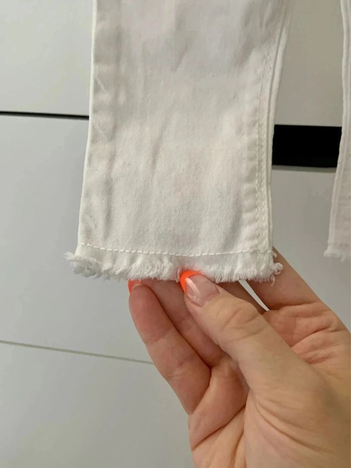 Jean - blanc Primark 👧🏼 12 mois (80 cm) - photo numéro 4