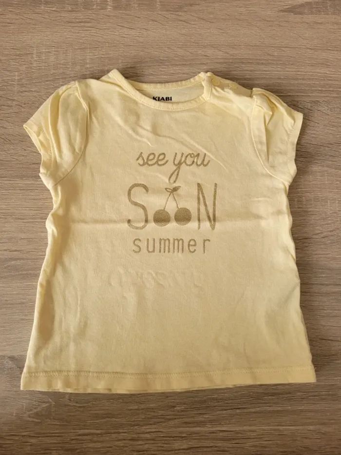 Lot de 3 tee-shirts fille en 9 mois - photo numéro 8