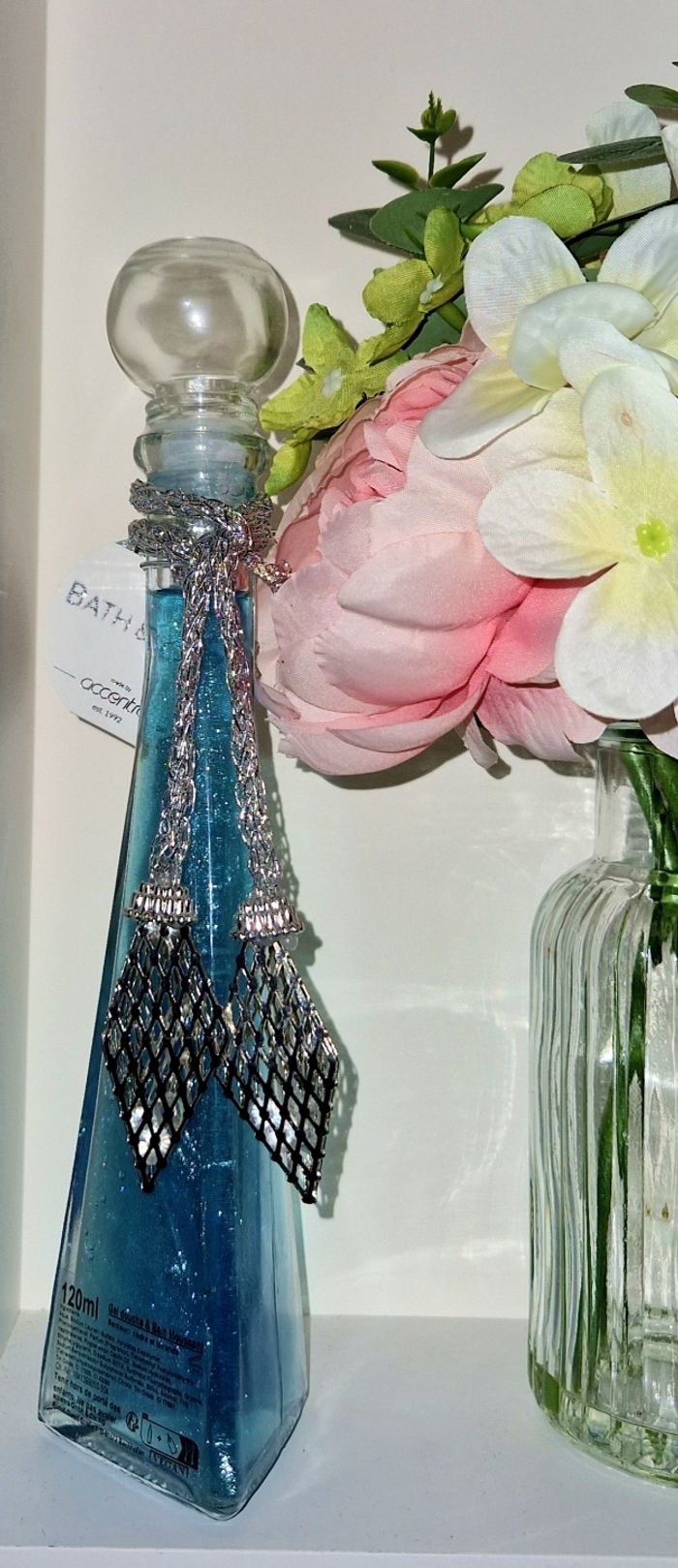 Gel douche flacon verre accentra neuf