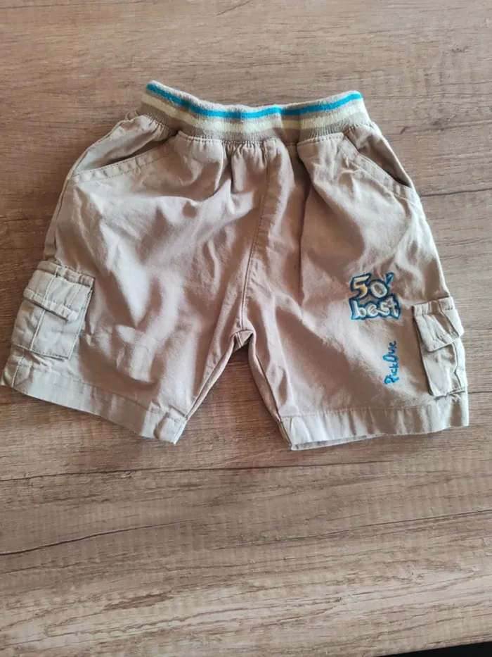 Short en coton 3 mois 60 cm