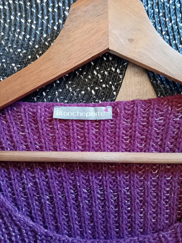 Pull en laine sans manche femme taille 38/40 - photo numéro 4