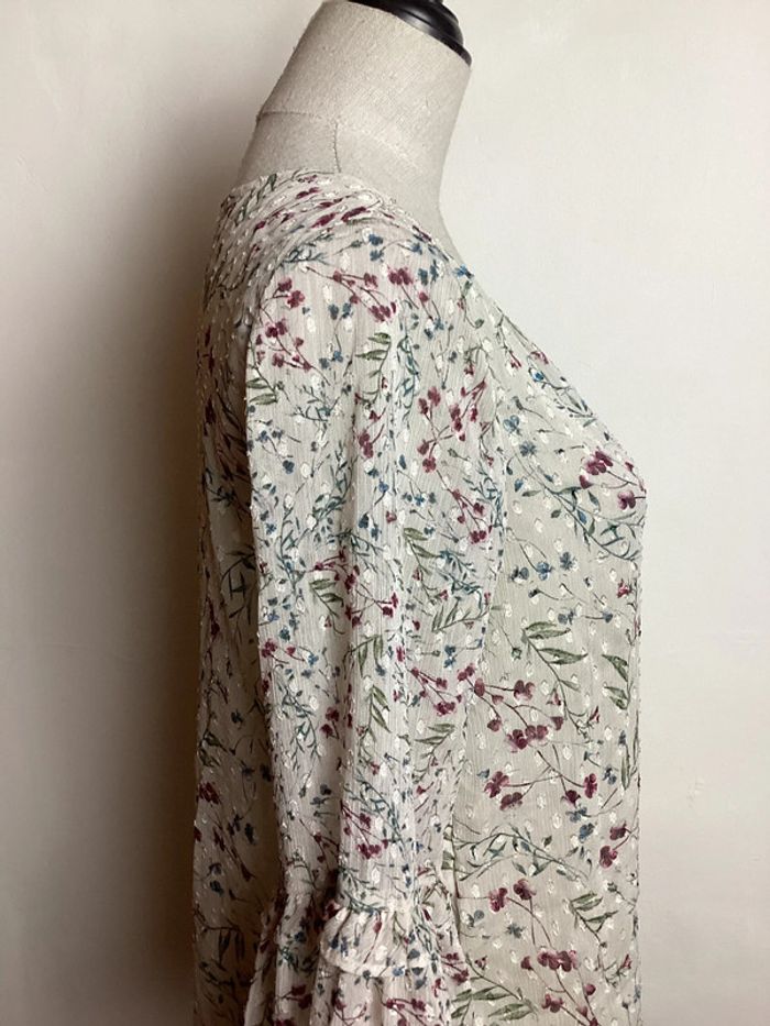 Blouse écrue fleurie Esprit 38 - photo numéro 6