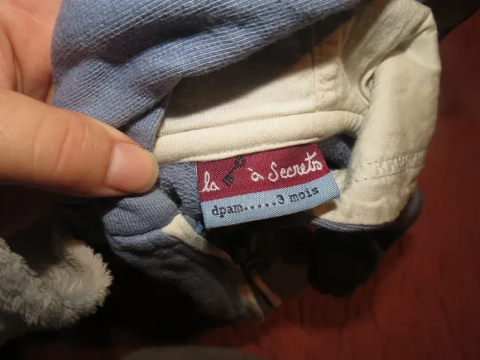 gilet a zippé taille 3 mois - photo numéro 4