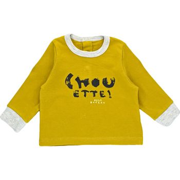 T-Shirt à manches longues 3 mois en coton Petit Bateau