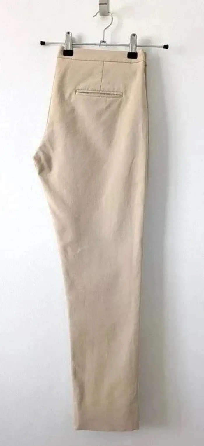 Pantalon en coton - Tara Jarmon - taille 40 - photo numéro 2