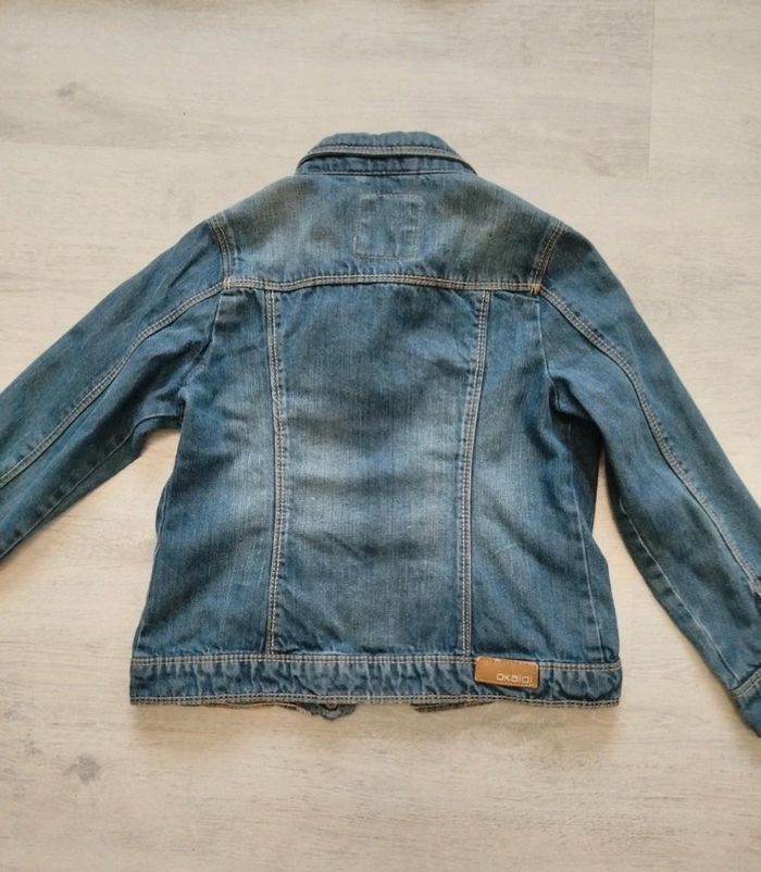 Veste en jeans à pression Okaïdi 8 ans - photo numéro 2