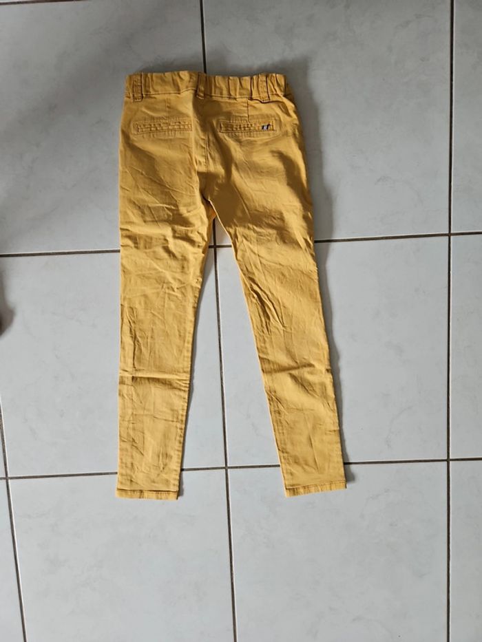 Pantalon chino garçon jaune Tao 10 ans chla4 - photo numéro 4