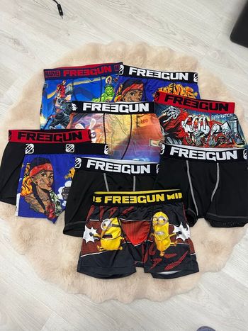 Lot de 9 caleçons garçon Freegun 10-12 ans