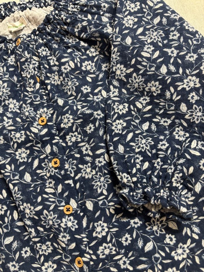 Vertbaudet × blouse à manches longues, 24 mois (86 cm) 💙 - photo numéro 2