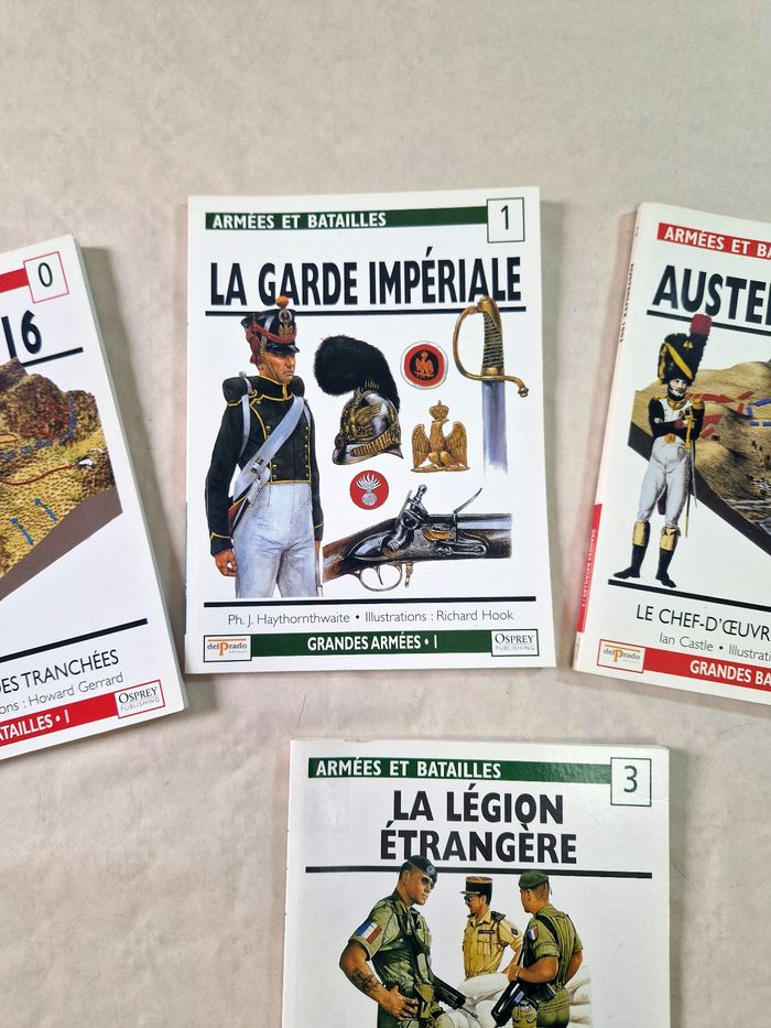 Lot de 4 livres  , sur la guerre  ,  Del prado  , armées et bataille  , tome 0 , 1 , 2 , 3 - photo numéro 3