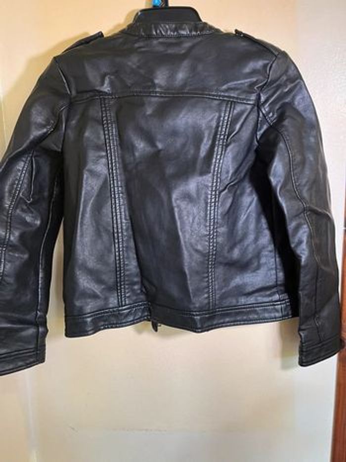 Veste cintrée  simili cuir noir - photo numéro 7