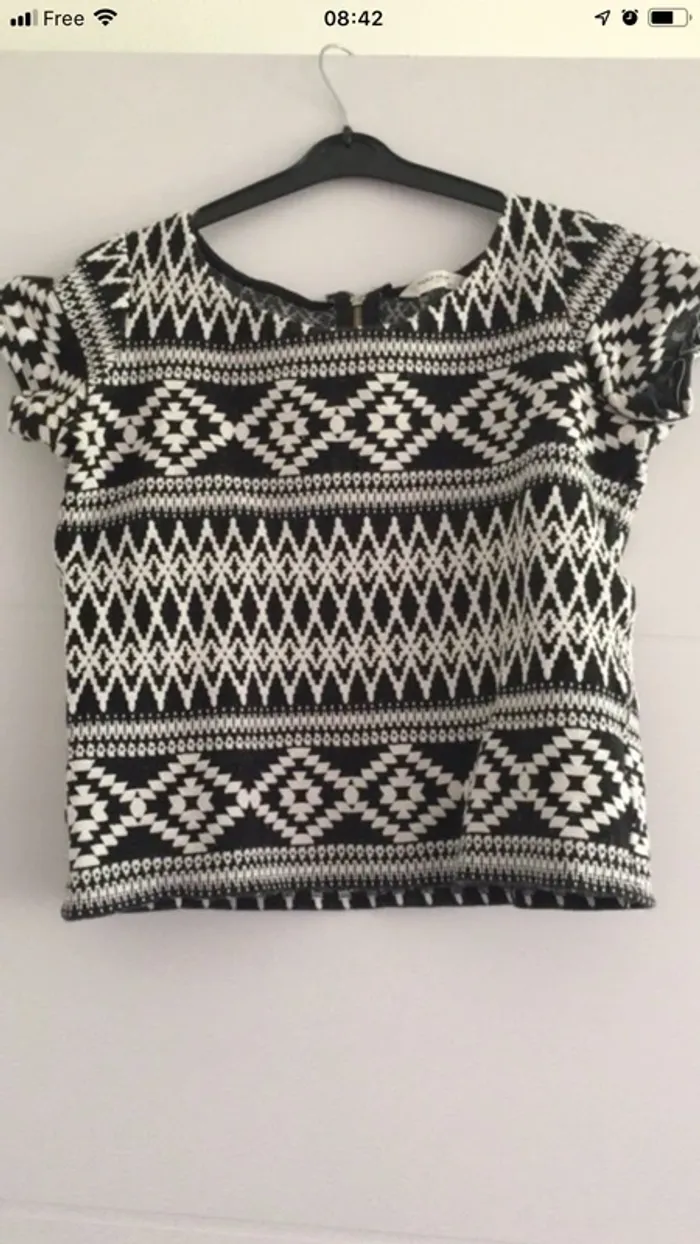 T-shirt Naf Naf 38 aztèque