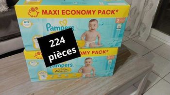 2 maxi pack Pampers premium protection taille 3 neuf jamais ouvert 