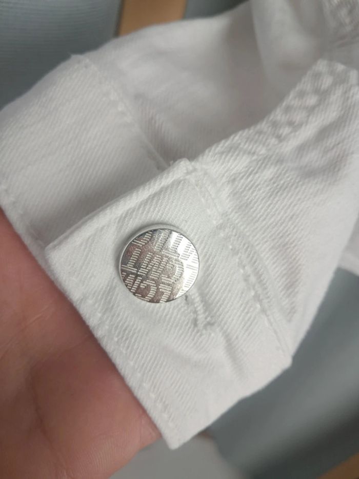 Leconte veste blanche été en jean T.46 neuve - photo numéro 3