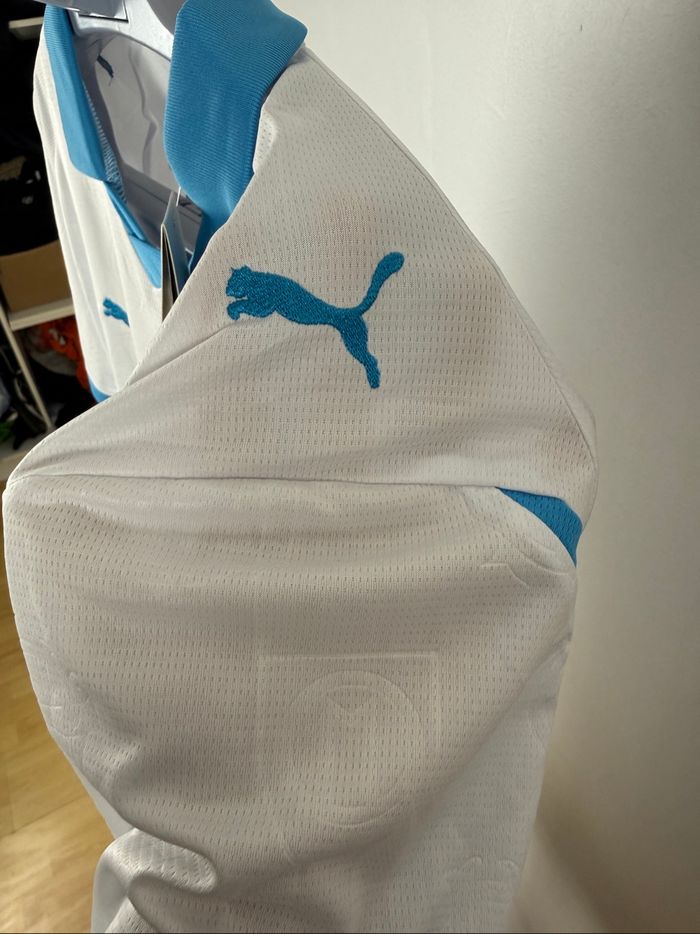Maillot OM Puma – Blanc & Bleu – Taille L - photo numéro 5