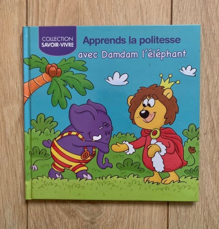 Livre Apprends la politesse avec Damdam l'éléphant