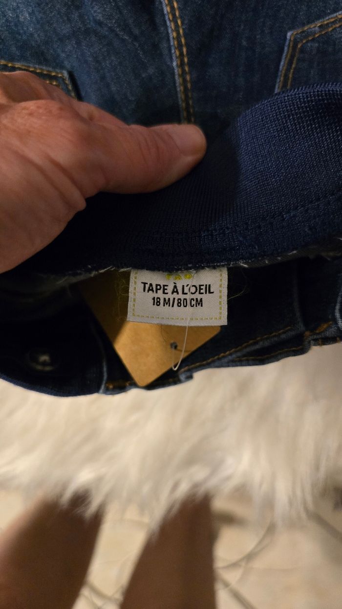 Neufs (non portés) 🏷💙😍 ensemble polo mc et short en jeans 18mois garçon 😍💙🏷 - photo numéro 4