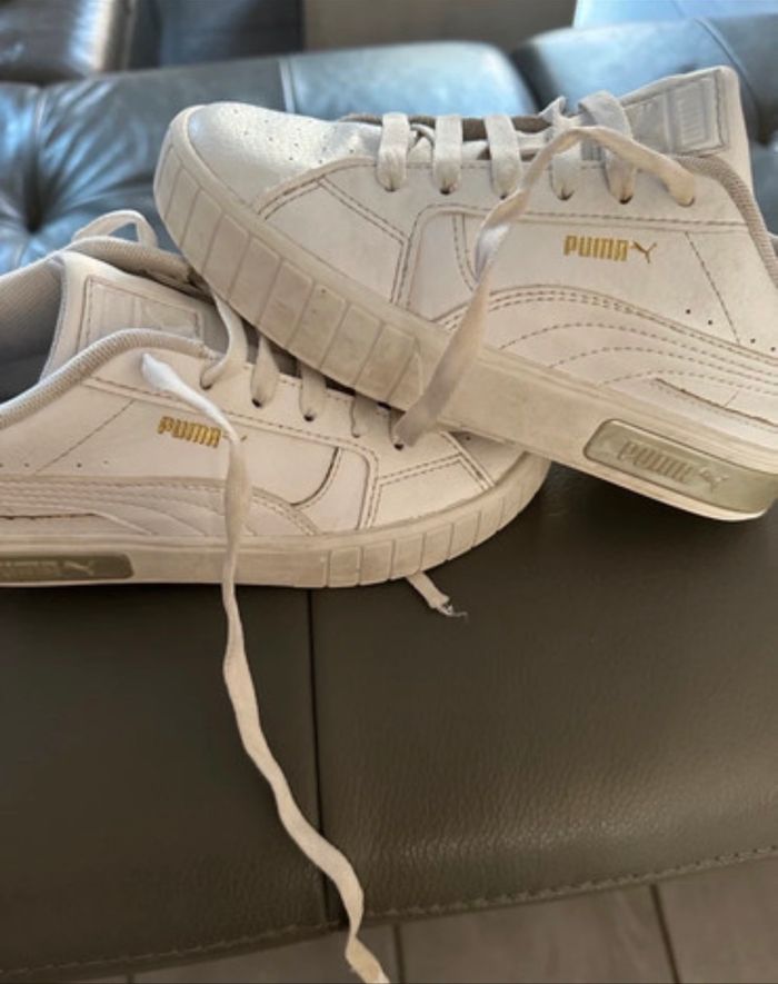 Baskets blanche Puma pointure 34 👟