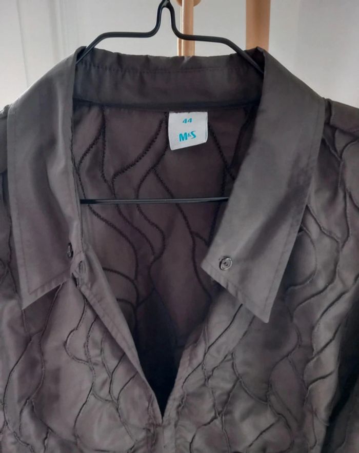 Haut manches longues à motif femme taille 44 - photo numéro 3