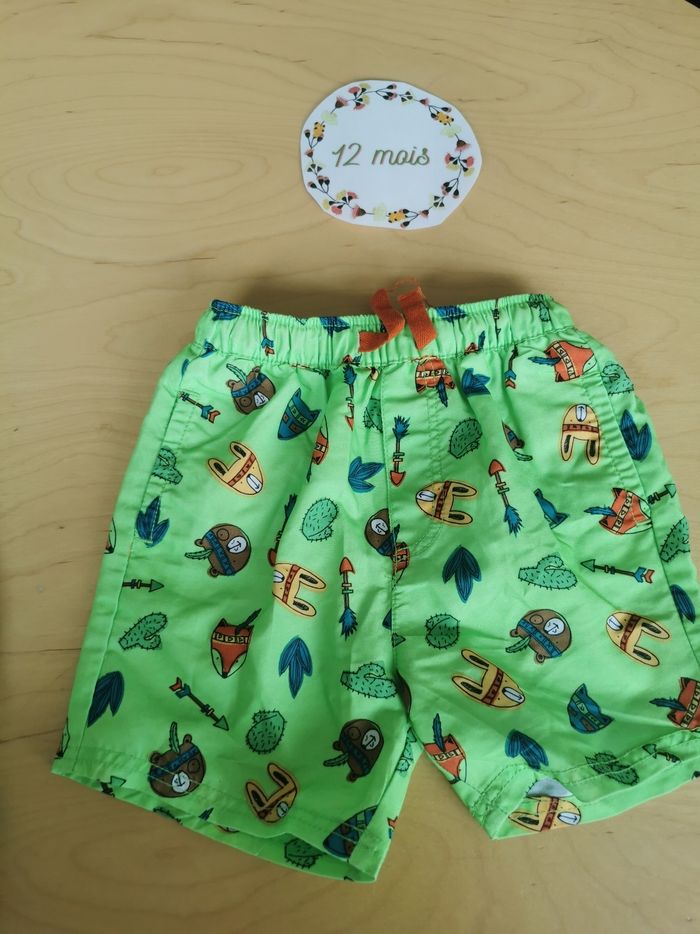 Short de bain bébé garçon 12mois orchestra excellent etat - photo numéro 2