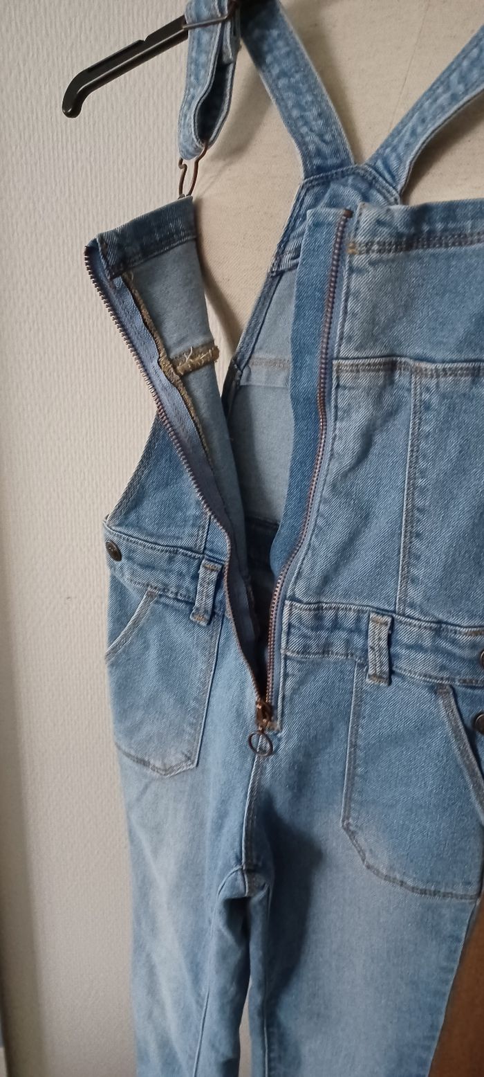 Très belle salopette jeans fille T 8 ans - photo numéro 7