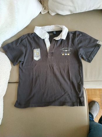 Polo gris Okaïdi 6 ans