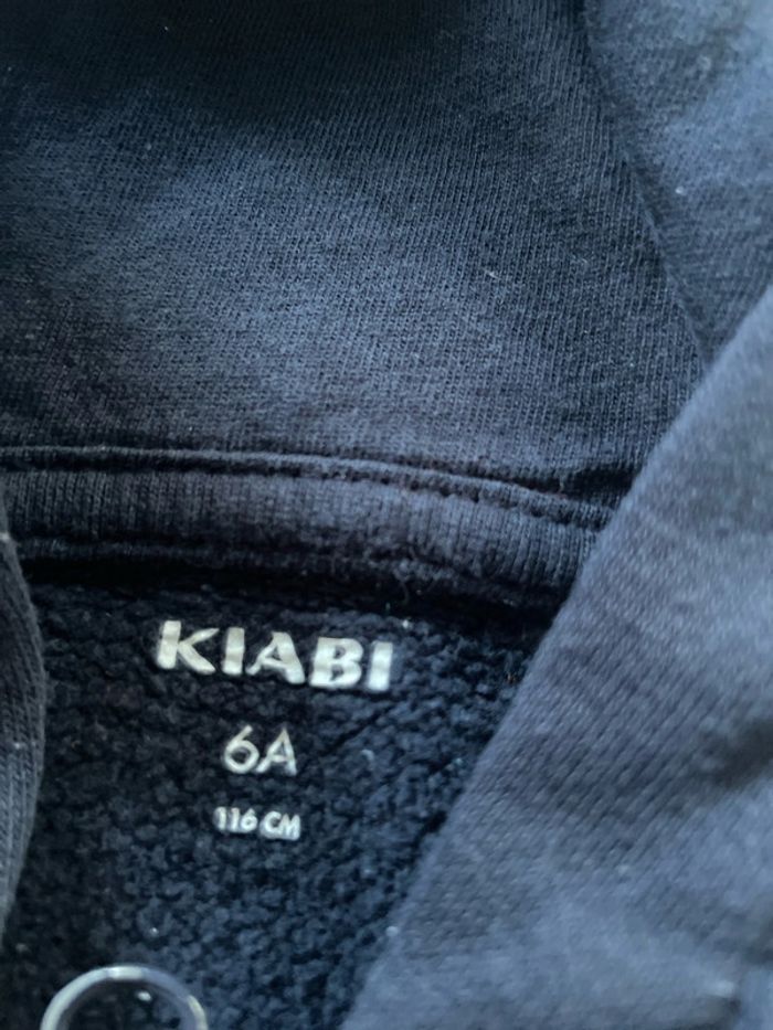 Gilet zippé bleu marine 6 ans - photo numéro 2