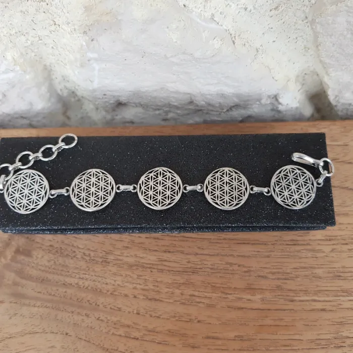 Bracelet fleur de vie - photo numéro 2