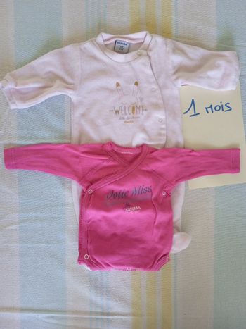 Lot body manches longues pyjama