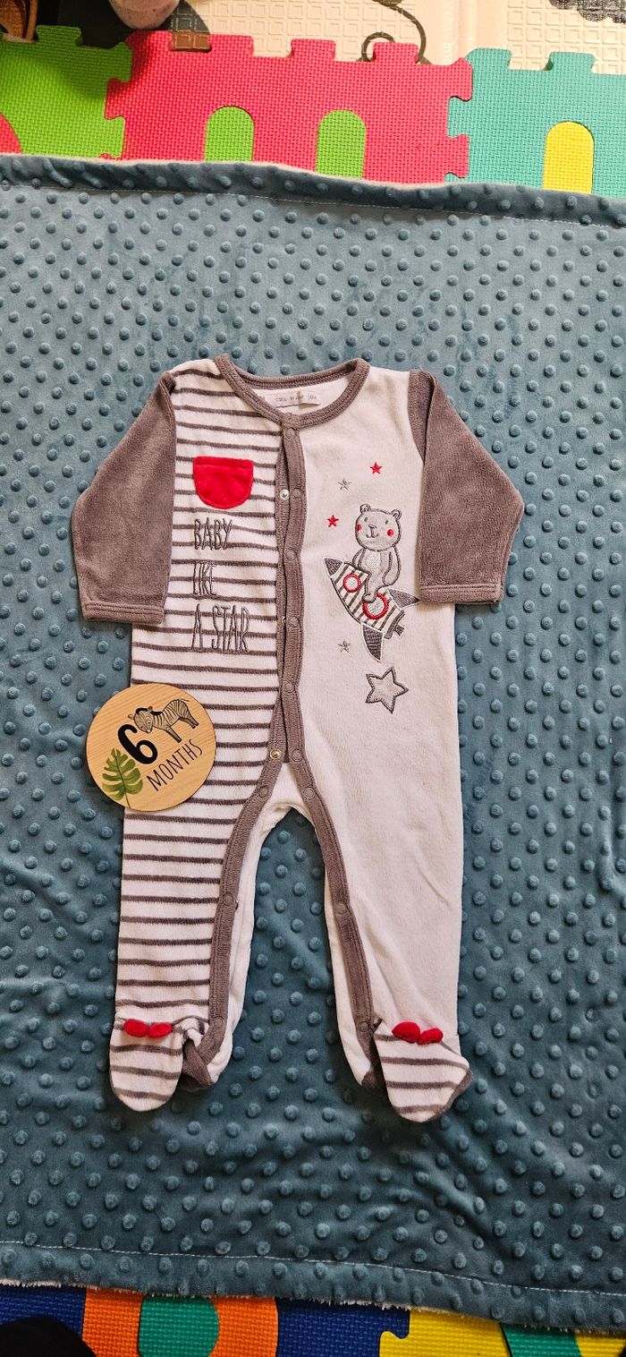 Pyjama velours 6 mois