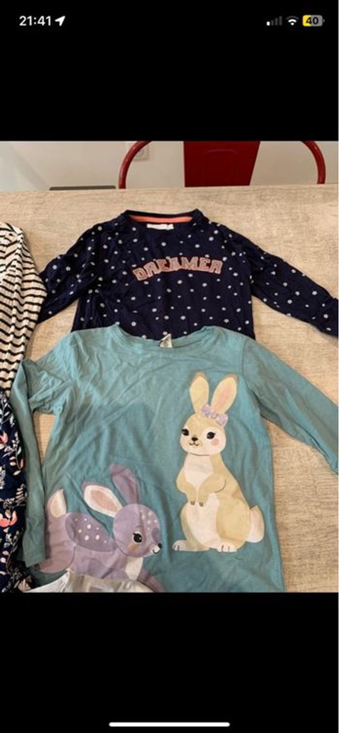 Lot de 5 tee shirts manches longues 4 ans - photo numéro 4